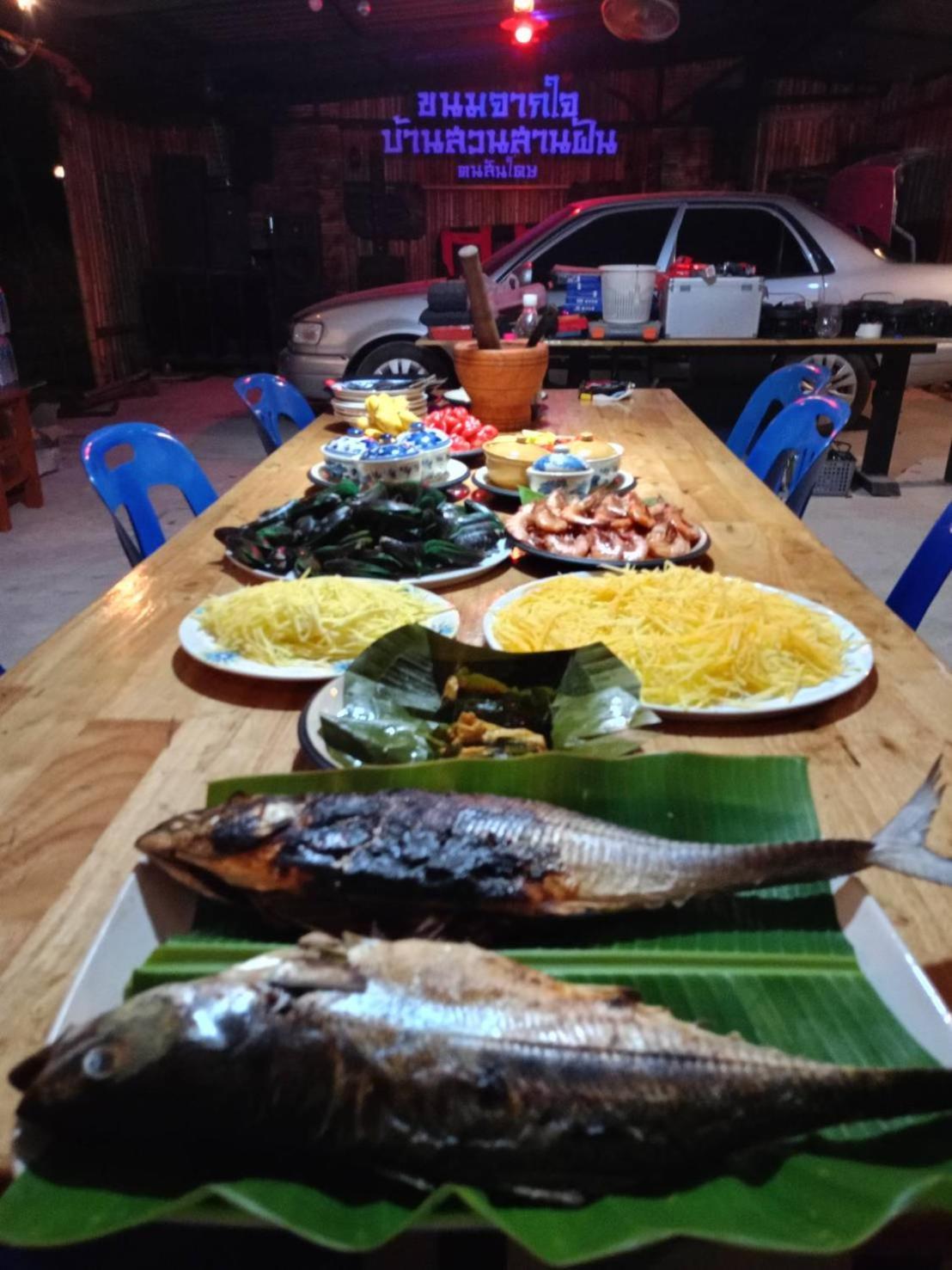 Green Garden Homestay Ban Khlong Wa Exterior photo